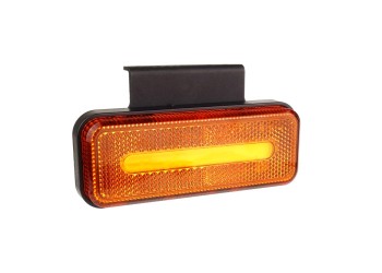 Amio - ΦΩΣ ΟΓΚΟΥ ΦΟΡΤΗΓΟΥ LED ΠΟΡΤΟΚΑΛΙ 10-30V 124x49x22mm ΑΔΙΑΒΡΟΧΟ OM-02-O 1ΤΕΜ. (02376/AM)