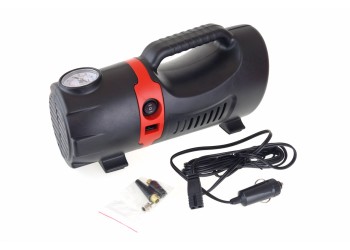 Amio - ΚΟΜΠΡΕΣΕΡ ΑΕΡΑ ΕΛΑΣΤΙΚΩΝ 230/12V 150psi 10bar ΜΕ ΦΙΣ ΑΝΑΠΤΗΡΑ & LED ΦΑΚΟ & ΚΑΛΩΔΙΟ - 1 τεμ. (02383/AM)