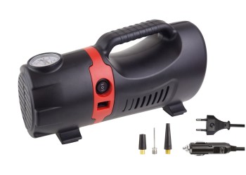 Amio - ΚΟΜΠΡΕΣΕΡ ΑΕΡΑ ΕΛΑΣΤΙΚΩΝ 230/12V 150psi 10bar ΜΕ ΦΙΣ ΑΝΑΠΤΗΡΑ & LED ΦΑΚΟ & ΚΑΛΩΔΙΟ - 1 τεμ. (02383/AM)