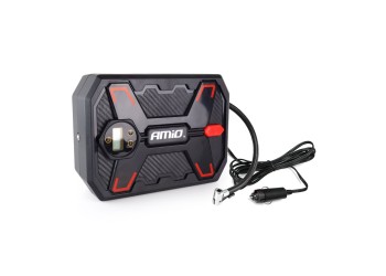 Amio - ΚΟΜΠΡΕΣΕΡ ΑΕΡΑ ΕΛΑΣΤΙΚΩΝ ΨΗΦΙΑΚΟ 12V 150psi 10bar ΜΕ LED ΦΑΚΟ ΚΑΙ ΚΑΛΩΔΙΟ 300cm – 1 ΤΕΜ. (02384/AM)