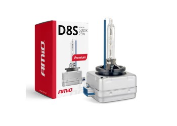 Amio - ΑΝΤΑΛΛΑΚΤΙΚΗ ΛΑΜΠΑ PREMIUM D8S 12V 5.000k 25W - 1 TEM. (02395/AM)