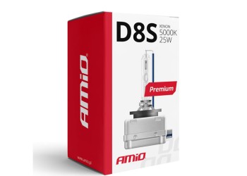 Amio - ΑΝΤΑΛΛΑΚΤΙΚΗ ΛΑΜΠΑ PREMIUM D8S 12V 5.000k 25W - 1 TEM. (02395/AM)