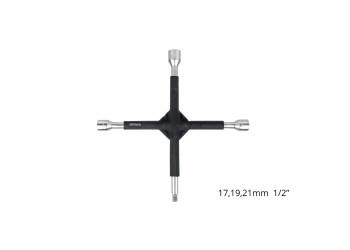 Amio - ΣΤΑΥΡΟΣ ΓΙΑ ΜΠΟΥΛΟΝΙΑ ΜΕ ΠΡΟΣΤΑΤΕΥΤΙΚΟ ΛΑΣΤΙΧΟ 17-19-21-1/2 – 1 ΤΕΜ. (02402/AM)