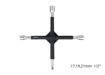 Amio - ΣΤΑΥΡΟΣ ΓΙΑ ΜΠΟΥΛΟΝΙΑ ΜΕ ΠΡΟΣΤΑΤΕΥΤΙΚΟ ΛΑΣΤΙΧΟ 17-19-21-1/2 – 1 ΤΕΜ. (02402/AM)