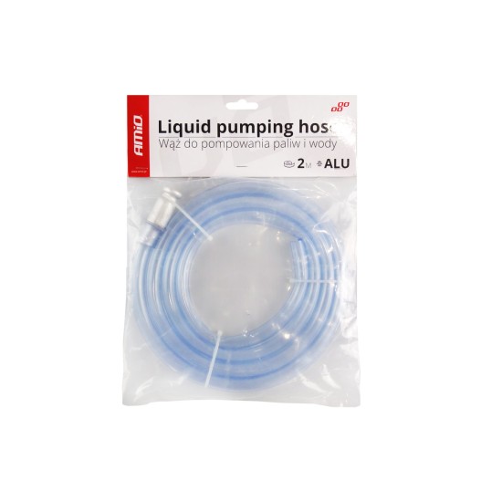 Amio - ΛΑΣΤΙΧΟ ΑΝΑΡΡΟΦΗΣΗΣ ΚΑΥΣΙΜΟΥ & ΥΓΡΩΝ ΑΣΦΑΛΕΙΑΣ (ΚΛΕΦΤΗΣ ΒΕΝΖΙΝΗΣ) ΜΕ ΣΤΟΜΙΟ ΑΛΟΥΜΙΝΙΟΥ - 1 τεμ. (02404/AM)