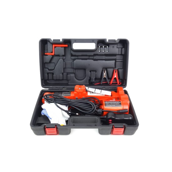 Amio - ΓΡΥΛΟΣ ΜΗΧΑΝΙΚΟΣ-ΗΛΕΚΤΡΙΚΟΣ 3.000KG 12V ΜΕ ΒΑΛΙΤΣΑΚΙ (ΥΨΟΣ 120-350mm) - 1 ΤΕΜ. (02406/AM)