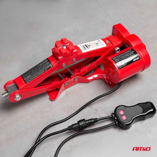 Amio - ΓΡΥΛΟΣ ΜΗΧΑΝΙΚΟΣ-ΗΛΕΚΤΡΙΚΟΣ 3.000KG 12V ΜΕ ΒΑΛΙΤΣΑΚΙ (ΥΨΟΣ 120-350mm) - 1 ΤΕΜ. (02406/AM)