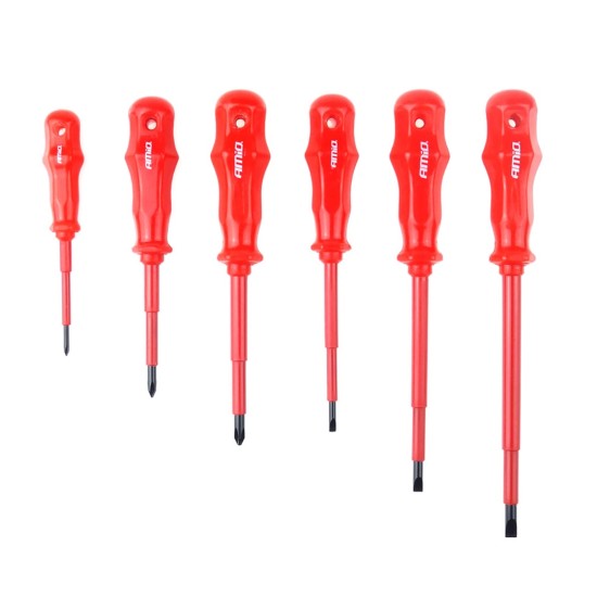 Amio - ΚΑΤΣΑΒΙΔΙΑ ΣΕΤ ΚΟΚΚΙΝΑ CR-V - 6 ΤΕΜ. (02410/AM)