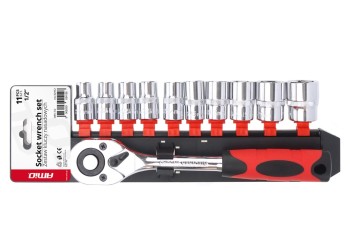 Amio - ΚΑΣΤΑΝΙΑ ΣΕΤ ΜΕ 10 ΚΑΡΥΔΑΚΙΑ 10/11/12/13/14/15/17/19/22/24mm - 1 ΤΕΜ. (02412/AM)