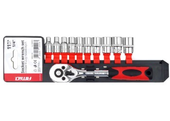 Amio - ΚΑΣΤΑΝΙΑ ΣΕΤ ΜΕ 10 ΚΑΡΥΔΑΚΙΑ 4/5/6/7/8/9/10/11/12/13mm (02413/AM)