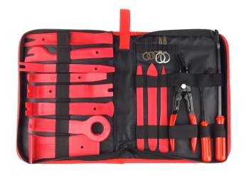 Amio - ΚΙΤ ΕΡΓΑΛΕΙΩΝ ΑΦΑΙΡΕΣΗΣ ΡΑΔΙΟΦΩΝΟΥ/ΤΑΠΕΤΣΑΡΙΑΣ ΜΕ ΤΣΑΝΤΑΚΙ ΜΕΤΑΦΟΡΑΣ - 16 ΤΕΜ. (02419/AM)