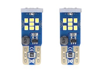Amio - T10 W5W 12/24V LED 21xSMD ULTRABRIGHT 2016 CAN-BUS ΛΕΥΚΟ 2ΤΕΜ. (02445/AM)