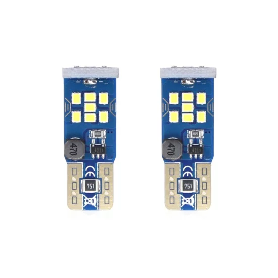 Amio - T10 W5W 12/24V LED 21xSMD ULTRABRIGHT 2016 CAN-BUS ΛΕΥΚΟ 2ΤΕΜ. (02445/AM)