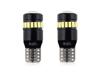Amio - T10 W5W 12/24V CAN-BUS LED 18xSMD3014 +1xSMD ΛΕΥΚΟ 2ΤΕΜ. (02446/AM)