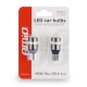 Amio - T10 W5W 12/24V CAN-BUS LED 18xSMD3014 +1xSMD ΛΕΥΚΟ 2ΤΕΜ. (02446/AM)