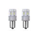 Amio - P21W BA15s 12/24V 22LED SMD ULTRABRIGHT CANBUS ΛΕΥΚΟ 2ΤΕΜ. (02449/AM)