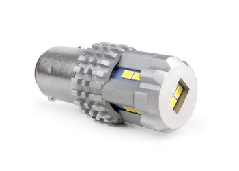 Amio - P21/5W BAY15d 12/24V 22 LED SMD ULTRABRIGHT 3020 CANBUS ΛΕΥΚΟ 2ΤΕΜ. (02450/AM)