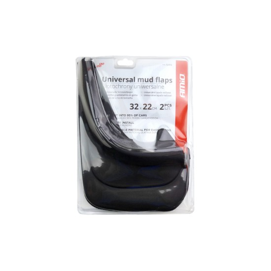 Amio - ΛΑΣΠΩΤΗΡΕΣ UNIVERSAL ΜΑΥΡΟΙ 32x22cm - 2 ΤΕΜ. (02456/AM)