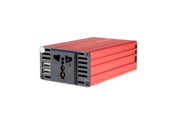 Amio - INVERTER 12-230V max300W-peak600W +2USB PI03 – 1 ΤΕΜ. (02470/AM)