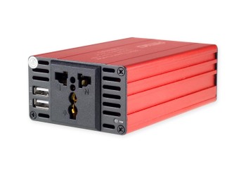 Amio - INVERTER 12-230V max300W-peak600W +2USB PI03 – 1 ΤΕΜ. (02470/AM)