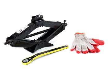 Amio - ΓΡΥΛΟΣ ΜΗΧΑΝΙΚΟΣ 2.000KG (ΥΨΟΥΣ 110>390mm) ΜΕ ΚΑΣΤΑΝΙΑ ΚΑΙ ΓΑΝΤΙΑ - 1 τεμ. (02479/AM)