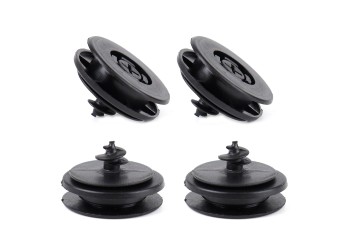 Amio - ΚΟΥΜΠΩΜΑΤΑ ΚΛΙΠΣ ΓΙΑ ΠΑΤΑΚΙΑ (ΣΤΡΟΓΓΥΛΑ ΜΕΓΑΛΑ) (2 ΖΕΥΓΑΡΙΑ) - 4 ΤΕΜ. (02491/AM)