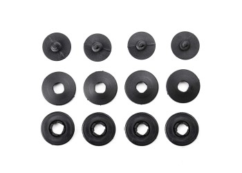 Amio - ΚΟΥΜΠΩΜΑΤΑ ΚΛΙΠΣ ΓΙΑ ΠΑΤΑΚΙΑ (ΣΤΡΟΓΓΥΛΑ ΜΕΓΑΛΑ) (2 ΖΕΥΓΑΡΙΑ) - 4 ΤΕΜ. (02491/AM)