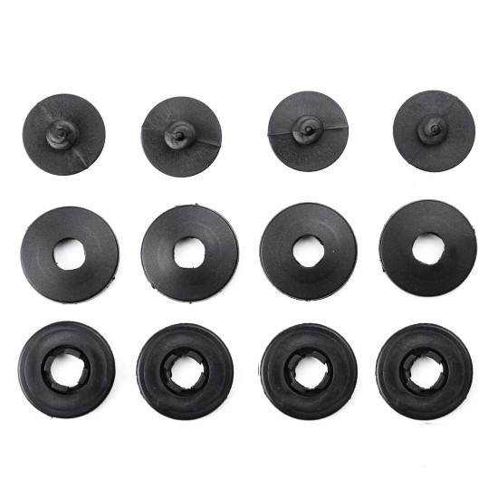 Amio - ΚΟΥΜΠΩΜΑΤΑ ΚΛΙΠΣ ΓΙΑ ΠΑΤΑΚΙΑ (ΣΤΡΟΓΓΥΛΑ ΜΕΓΑΛΑ) (2 ΖΕΥΓΑΡΙΑ) - 4 ΤΕΜ. (02491/AM)