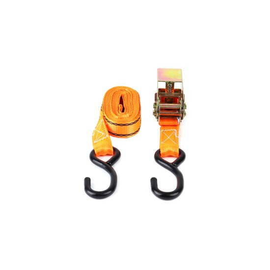 Amio - ΙΜΑΝΤΕΣ ΜΕ ΚΑΣΤΑΝΙΕΣ ΣΕΤ 4ΤΕΜ 25mm 4,5m ΓΙΑ 700KG BELT-03 (02496/AM)