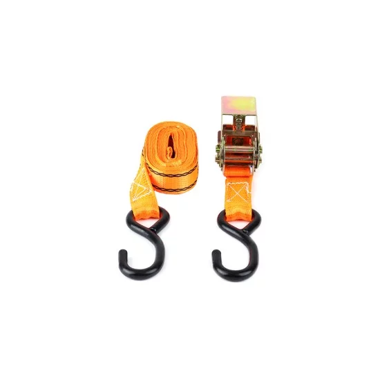 Amio - ΙΜΑΝΤΕΣ ΜΕ ΚΑΣΤΑΝΙΕΣ ΣΕΤ 4ΤΕΜ 25mm 4,5m ΓΙΑ 700KG BELT-03 (02496/AM)