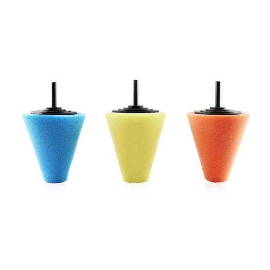 Amio - ΣΦΟΥΓΓΑΡΑΚΙΑ ΓΥΑΛΙΣΜΑΤΟΣ ΖΑΝΤΩΝ ΣΕ ΚΩΝΙΚΟ 3ΤΕΜ. (02518/AM)