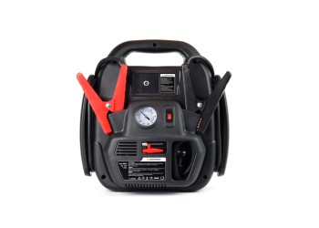 Amio - ΕΚΚΙΝΗΤΗΣ ΜΠΑΤΑΡΙΑΣ STARTER 4 ΣΕ 1 17Ah 12V DC 300A (700A max) 250PSI ΜΕ ΚΟΜΠΡΕΣΕΡ ΑΕΡΑ / ΜΑΝΟΜΕΤΡΟ / 3 LED / 2 ΠΡΙΖΕΣ 12V / 1 ΘΥΡΑ USB 5V 2,1A SENA ΓΙΑ ΒΕΝΖΙΝΗ ΚΑΙ DIESEL - 1 ΤΕΜ. (02523/AM)