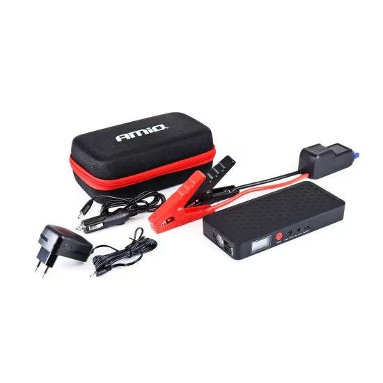 Amio - ΕΚΚΙΝΗΤΗΣ ΜΠΑΤΑΡΙΑΣ - STARTER POWERBANK / BOOSTER / STARTER SJ-02 12V 800A ΜΕ ΟΘΟΝΗ LCD - 1 ΤΕΜ. (02524/AM)