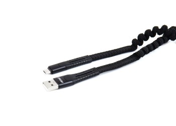 Amio - ΚΑΛΩΔΙΟ ΦΟΡΤΙΣΗΣ ΚΑΙ ΣΥΓΧΡΟΝΙΣΜΟΥ ΣΠΙΡΑΛ USB ΓΙΑ MICRO USB 120cm FullLINK UC-12 - 1 τεμ. (02529/AM)
