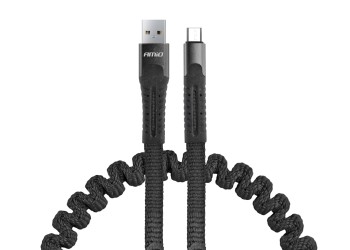 Amio - ΚΑΛΩΔΙΟ ΦΟΡΤΙΣΗΣ ΚΑΙ ΣΥΓΧΡΟΝΙΣΜΟΥ ΣΠΙΡΑΛ USB ΓΙΑ MICRO USB 120cm FullLINK UC-12 - 1 τεμ. (02529/AM)