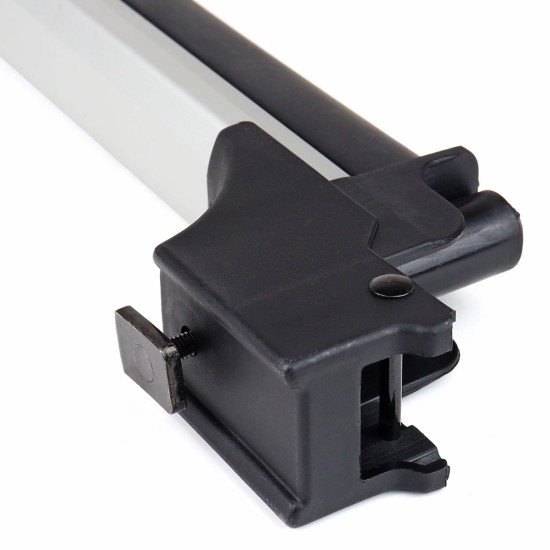 Amio - Βάση Σκι Οροφής SSR-01S από Αλουμίνιο για 4 ζευγάρια Σκι ή 2 σανίδες Snowboard με μήκος 570 mm - 1 ζευγάρι (02590/AM)