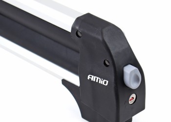 Amio – Μπάρες Μεταφοράς Σκι & Snowboard Αλουμινίου για 4 Ζευγάρια Σκι / 2 Snowboards με Κλειδαριά – Universal - 1 τεμ. (02591/AM)