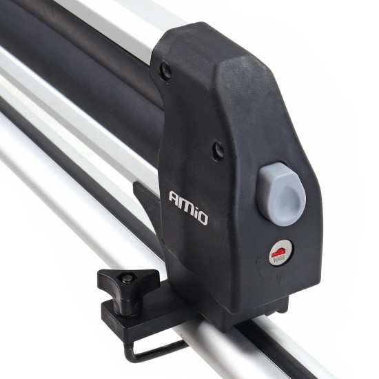 Amio – Μπάρες Μεταφοράς Σκι & Snowboard Αλουμινίου για 4 Ζευγάρια Σκι / 2 Snowboards με Κλειδαριά – Universal - 1 τεμ. (02591/AM)