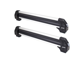 Amio – Μπάρες Μεταφοράς Σκι & Snowboard Αλουμινίου για 4 Ζευγάρια Σκι / 2 Snowboards με Κλειδαριά – Universal - 1 τεμ. (02591/AM)