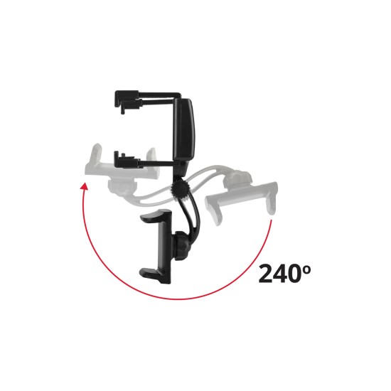 Amio - ΒΑΣΗ ΣΤΗΡΙΞΗΣ ΚΙΝΗΤΟΥ ΜΑΥΡΗ ΠΛΑΣΤΙΚΗ ΓΙΑ ΚΑΘΡΕΠΤΗ HOLD-17 - 1 τεμ. (02612/AM)