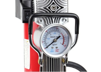 Amio - ΚΟΜΠΡΕΣΕΡ ΑΕΡΑ ΜΕΤΑΛΛΙΚΟ 12V 10BAR-150PSI-60L/min (ΘΗΚΗ/ΜΑΝΟΜΕΤΡΟ/ΦΙΣ/3 ΑΝΤΑΠΤΟΡΕΣ/ΚΑΛΩΔΙΟ 300cm) - 1 τεμ. (02640/AM)