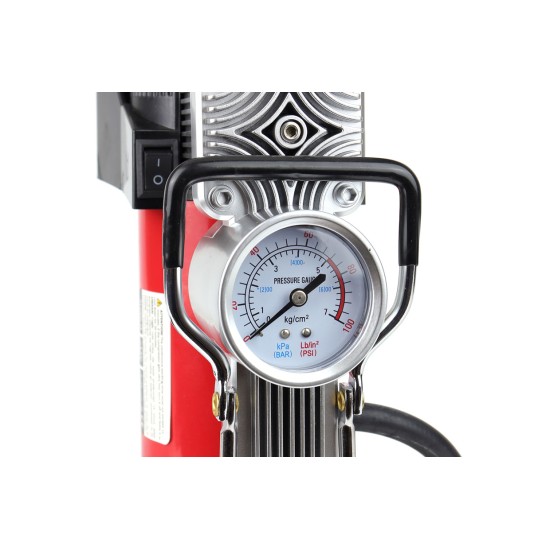 Amio - ΚΟΜΠΡΕΣΕΡ ΑΕΡΑ ΜΕΤΑΛΛΙΚΟ 12V 10BAR-150PSI-60L/min (ΘΗΚΗ/ΜΑΝΟΜΕΤΡΟ/ΦΙΣ/3 ΑΝΤΑΠΤΟΡΕΣ/ΚΑΛΩΔΙΟ 300cm) - 1 τεμ. (02640/AM)