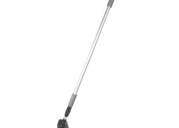 Amio - ΒΟΥΡΤΣΑ ΠΛΥΣΙΜΑΤΟΣ ΜΕ ΤΗΛΕΣΚΟΠΙΚΟ ΚΟΝΤΑΡΙ max300cm & ΑΝΤΑΠΤΟΡΑ ΓΙΑ ΠΑΡΟΧΗ ΝΕΡΟΥ​ - 1 ΤΕΜ. (02661/AM)