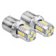 Amio - R5W/R10W P21W BA15S 12/24V 16xSMD 3030 LED ΛΕΥΚΟ CAN-BUS 2ΤΕΜ. (02796/AM)