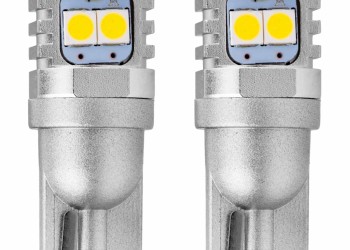 Amio - T10 W5W/W10W 12/24V W2,1x9,5d 6SMDx3030 ΛΕΥΚΟ (ΚΑΡΦΩΤΟ - CAN-BUS) 2ΤΕΜ. (02801/AM)