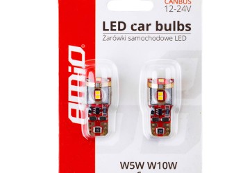 Amio - T10 W5W 12/24V LED 6xSMD 2016 CAN-BUS ΛΕΥΚΟ - 2 ΤΕΜ. (02802/AM)