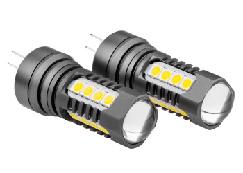 Amio - ΛΑΜΠΑΚΙΑ HP24W 12/24V 18xSMD 3030 LED ΛΕΥΚΑ CAN-BUS - 2 TEM. (02803/AM)