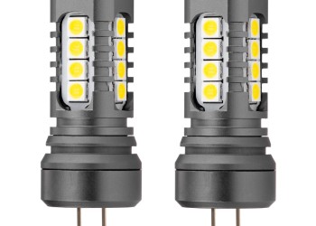 Amio - ΛΑΜΠΑΚΙΑ HP24W 12/24V 18xSMD 3030 LED ΛΕΥΚΑ CAN-BUS - 2 TEM. (02803/AM)