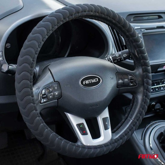 Amio - ΚΑΛΥΜΜΑ ΤΙΜΟΝΙΟΥ 37/39CM SWC-32-M ΜΑΥΡΟ ΑΦΡΩΔΕΣ ΑΟΣΜΟ - 1 ΤΕΜ. (02805/AM)