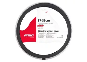 Amio - ΚΑΛΥΜΜΑ ΤΙΜΟΝΙΟΥ SWC-35 M 37-39cm ΣΕ ΜΑΥΡΟ ΧΡΩΜΑ ΜΕ ΠΕΡΙΜΕΤΡΙΚΑ STRASS - 1 ΤΕΜ. (02808/AM)